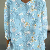 Adelia | Floral Print Lightweight Blouse