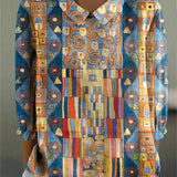 Arista | Patchwork Collared Relaxed Shirt
