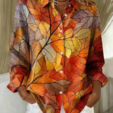 Botanica | Vintage Botanical Print Button Blouse