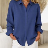 Lexington | Relaxed Loose Fit Collared Blouse