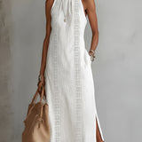 Mao | Lightweight Midi Dress with Mao Collar