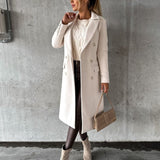 Marlowe | Double-Breasted Longline Overcoat