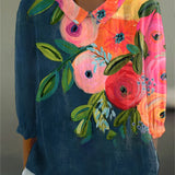 Zephyra | Floral Print Relaxed Blouse